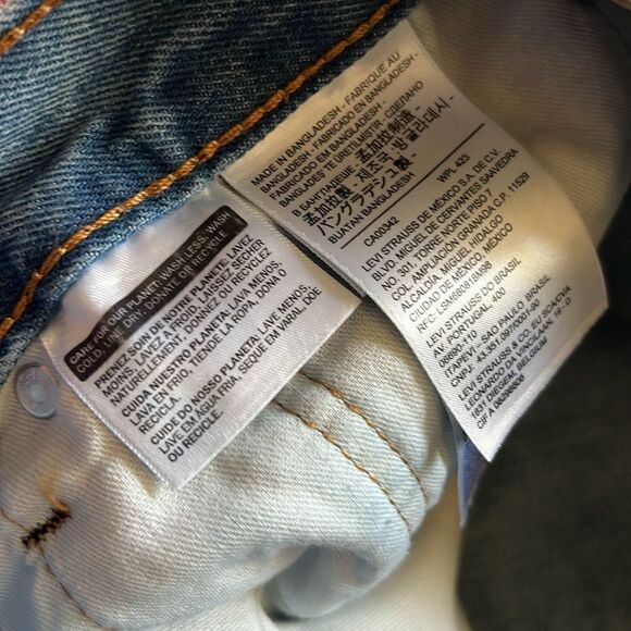 Levi's® 511 Cut Off Jean Shorts Size 38 - Picture 10 of 17